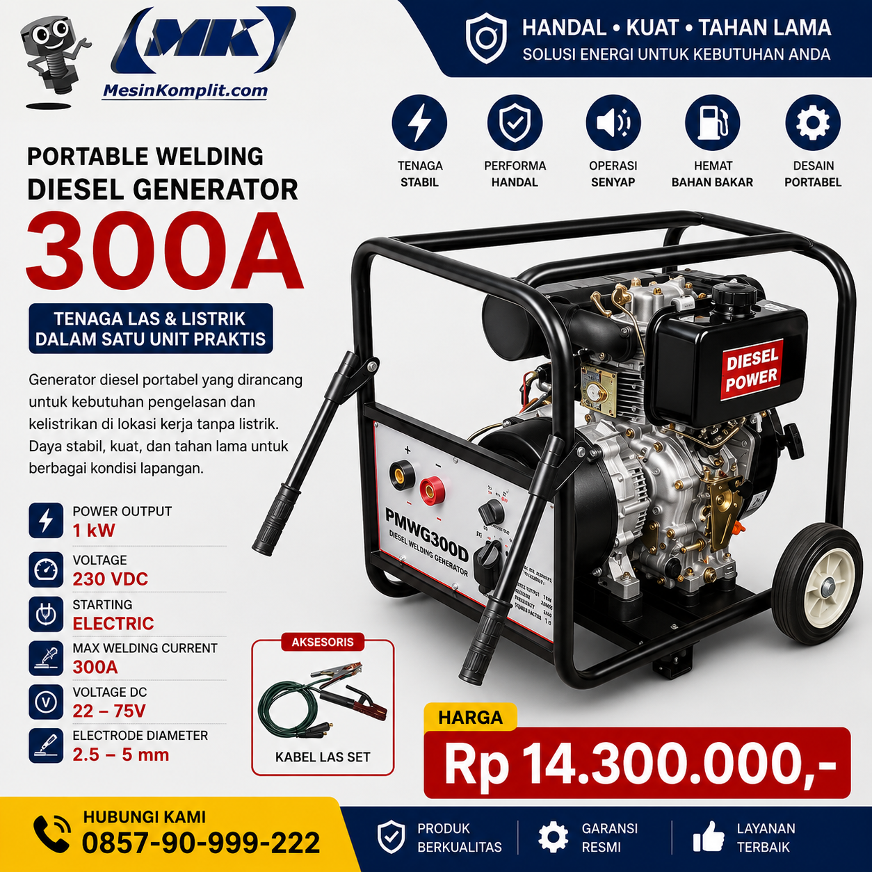 Genset Las Diesel 300A (G...